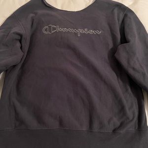 Embroidered champion crewneck